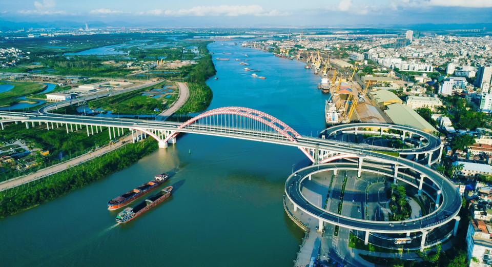 Pont Hoang Van Thu, ville de Hai Phong. Photo: VNA