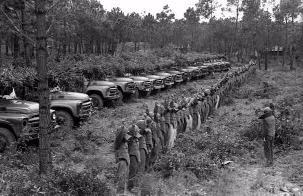 La piste Truong Son a permis de ravitailler les forces du Front de libération nationale du Sud en hommes, en armes et en matériel. Photo : archives de la VNA