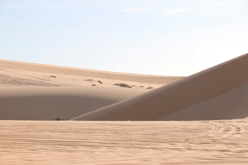 Une danse infinie entre le vent et le sable, façonnant chaque jour un nouveau visage au "Sahara" vietnamien".