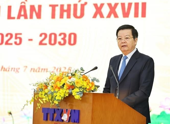 Le vice-Premier ministre Mai Van Chinh prend la parole. Photo: VNA pho.jpg