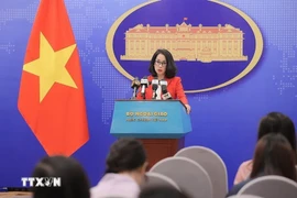 la porte-parole du ministère des Affaires étrangères, Pham Thu Hang. Photo : VNA