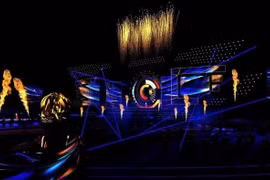 Conception scénique du spectacle. Photo : comité d'organisation