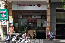 Un bureau de transaction de Techcombank. Photo : VNA