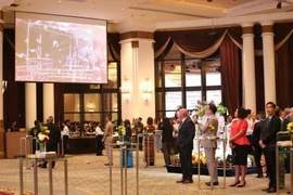 La cérémonie de célébration des 80 ans de la fondation de l'Armée populaire du Vietnam et des 35 ans de la Journée de la défense nationale. Photo : VNA