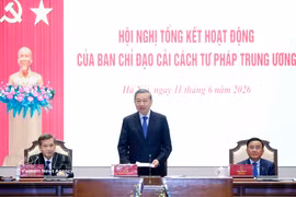 Le secrétaire général du Parti communiste et président vietnamien, To Lam, a présidé la conférence de bilan des activités du Comité central de pilotage de la réforme judiciaire.