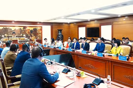La réunion du Comité directeur du premier volet du Programme de renforcement de la gouvernance économique du Vietnam (EEGP).Photo : mof.gov.vn.