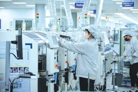 De nombreuses entreprises étrangères considèrent le Vietnam comme une destination stratégique incontournable pour l’expansion de leur production. Photo : VNA 