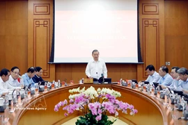 Le Comité directeur central chargé du développement des science, des technologies, de l’innovation et de la transformation numérique a tenu une réunion thématique consacrée aux technologies stratégiques. Photo : VNA