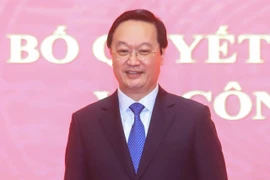 Nguyen Duc Trung, nouveau président du Comité populaire de Hanoï. Photo : VNA