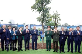 Le secrétaire général du Parti, To Lam, à la cérémonie de lancement du « Têt de plantation d’arbres en mémoire éternelle du Président Hồ Chí Minh » à Hanoï (VNA). Photo : VNA