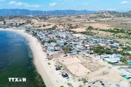 La centrale nucléaire Ninh Thuan 1 devrait être construit dans le village de Vinh Truong, commune de Phuoc Dinh, district de Thuan Nam. Photo : VNA