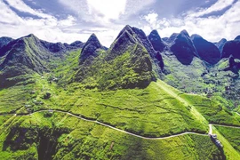Le col Ma Pi Leng est situé dans le géoparc mondial du plateau karstique de Dong Van Photo : baodautu.vn