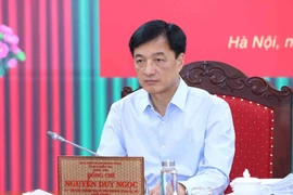 Nguyen Duy Ngoc, chef de la Commission centrale du contrôle du Parti. Photo : VNA