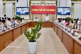 Les responsables des agences de Hô Chi Minh-Ville se sont réunis le 28 février 2026 pour préparer l'arrivée de l'équipe d'inspection de la Commission européenne. Photo : VNA