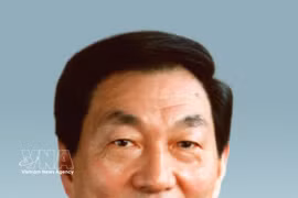 Ancien Premier ministre chinois Zhu Rongji. Photo: VNA