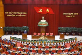 Le 15e Plénum du Parti communiste du Vietnam à Hanoï. Photo : VNA