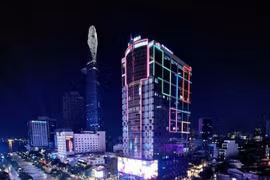 Un coin de Hô Chi Minh-ville vu d'en haut. Photo : VOV