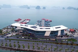 Le port de passagers d'Ao Tien propose des visites touristiques dans la baie de Bai Tu Long. Photo : VNA