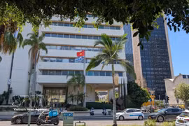 L'ambassade du Vietnam en Israël se trouve dans l'immeuble Beit Amot, rue Sha'ul Hamelech, à Tel Aviv. Photo : VNA