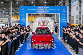 VinFast sort de chaîne son 200 000ᵉ véhicule électrique en 2025. Photo : VNA