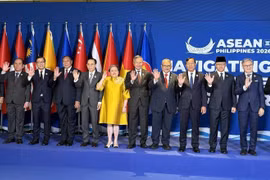 Les ministres participant à la Réunion restreinte des ministres des Affaires étrangères de l’ASEAN. Photo : VNA