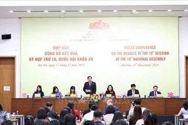 La conférence de presse se tient le 11 décembre à Hanoi. Photo : VNA