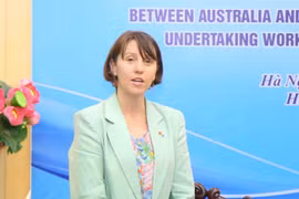 La chargée d'affaires de l'ambassade d'Australie au Vietnam, Renée Deschamps. Photo : VNA