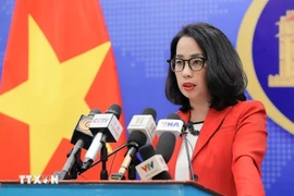 La porte-parole du ministère vietnamien des Affaires étrangères, Pham Thu Hang. Photo : VNA