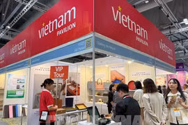 Le stand du Vietnam au Salon international des sources d’approvisionnement mondiales 2025 (Global Sources 2025). Photo : VNA