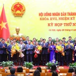 Des délégués présents à la première session du Conseil populaire de Hanoï du mandat 2026-2031. Photo: VNA