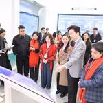La délégation de la jeunesse vietnamienne en visite en Chine. Photo: VNA