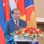 Le ministre vietnamien de la Culture, des Sports et du Tourisme, Nguyen Van Hung, s'exprime lors de la réunion. Photo: VNA