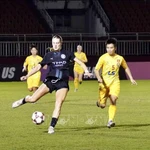 Des joueuses de Hô Chi Minh-Ville (maillot jaune). Photo: VNA