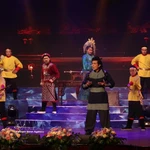 Des artistes de Hô Chi Minh-Ville participent au concours "Acteurs talentueux du théâtre rénové (Cải lương) Tran Huu Trang". Photo: VNA