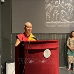 Le vénérable Shartse Khensur Rinpoche Jangchup Choeden, secrétaire général de la Confédération bouddhiste internationale (International Buddhist Confederation – IBC). Photo: VNA