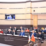Des représentants de quatre établissements d’enseignement supérieur vietnamiens. Photo: VNA