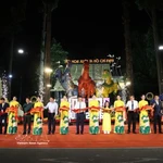 Cérémonie d'ouverture de la 46e édition du Festival floral du Printemps à Hô Chi Minh-Ville. Photo: VNA