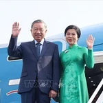 Le secrétaire général du Parti Tô Lâm et son épouse, Ngô Phuong Ly. Photo: VNA