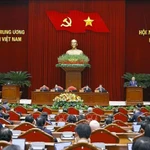 Ouverture du 15e Plénum du Comité central du Parti communiste du Vietnam (13e mandat) à Hanoï. Photo: VNA