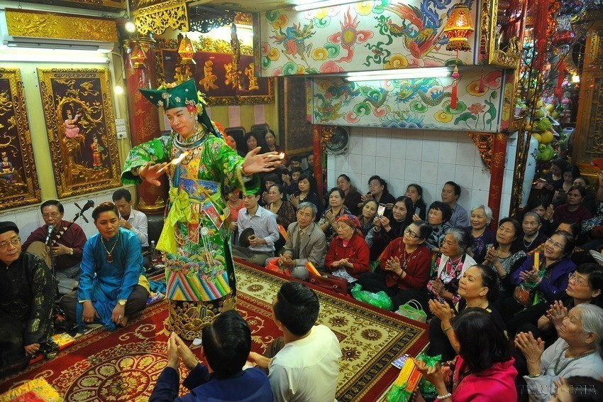 Le culte des Déesses-Mères a été reconnu patrimoine culturel immatériel de l’Humanité le 1er décembre 2016. Photo : Minh Duc – VNA