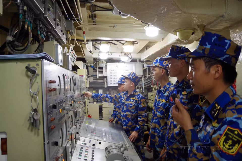 Les soldats de la région navale 2 sont prêts dans toutes les situations. Photo: VNA