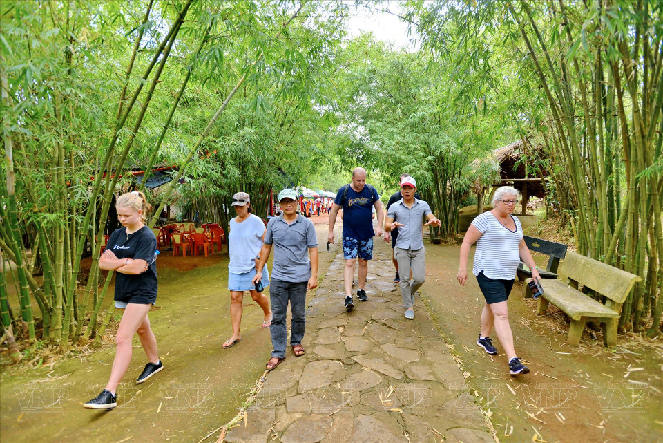 Les tunnels de Vinh Moc sont désormais une destination attrayante du modèle touristique DMZ (visite de la zone démilitarisée) de Quang Tri.