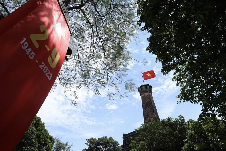 La Tour du drapeau de Hanoï, symbole historique de la capitale. Photo : Minh Quyet - VNA