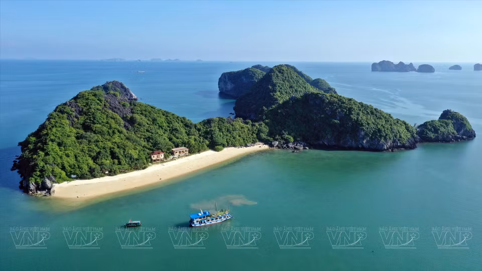 L'île aux singes (également connue sous le nom d'île Cat Dua) ​​est un endroit très prisé des visiteurs. Photo: Cong Dat/Vietnam illustré