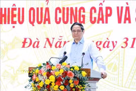 Le Premier ministre Pham Minh Chinh lors de l'événement. Photo: VNA