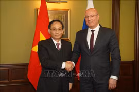Le président de la Commission centrale des relations extérieures du PCV en visite de travail en Russie