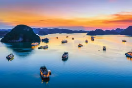 Un spectacle de lumière de drones sera présenté cet été au-dessus de la baie d'Ha Long