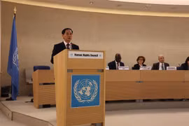 Le ministre des Affaires étrangères à la 55e session du Conseil des droits de l’homme des Nations Unies 
