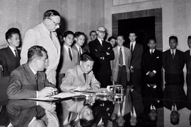 Le ministre des Affaires étrangères parle des 70 ans des Accords de Genève
