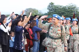 Le 75e anniversaire de la fondation de l'Armée populaire du Vietnam 
